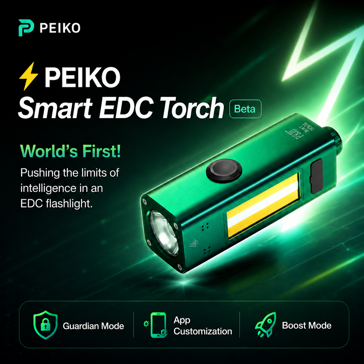 PEIKO Smart EDC Torch